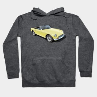 MGB Roadster in pale primrose Hoodie